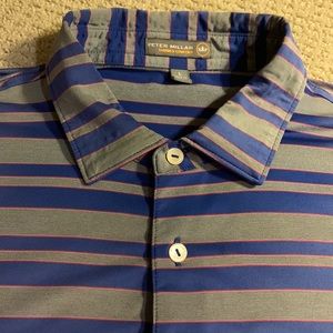 Peter Millar summer comfort golf polo.  Size L